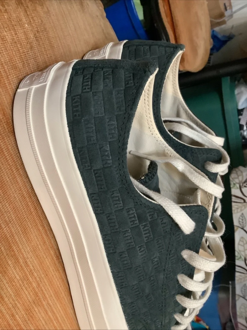 Kith x Converse Chuck Taylor All Star 70 Ox Green Scarab Monogram Pack Men's 11